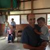 Mr. Yoder and his grandson.